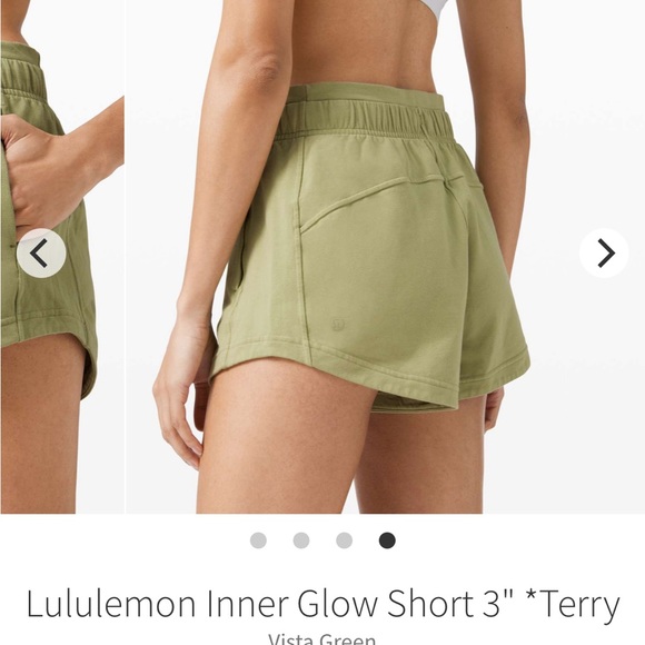 lululemon athletica Women's Inner Glow Shorts - vista Green - Picture 14 of 14